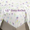 thumbnail image 4 of Twin Size Sheet Set Paisley Printed Bed Sheets for Single Bed Piece Microfiber Fitted Sheet with ” Deep Pocket & Straps Patterned Bedding Sheets & Pillowcase Set, 4 of 9
