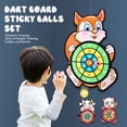 thumbnail image 3 of Sticky Dartboard Ball Set For Fine Motor Skill Training Animal Dart Board Interactive Sticky Dart Set Hand-Eye Coordination Animal Dart Board For Kids Adults,squirrel, 3 of 10