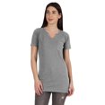 thumbnail image 1 of Inkmeso Long Length Notch Neck Top For Women Basic Cotton Tee Shirt w/ Pocket Patch Legging Top, 1 of 7