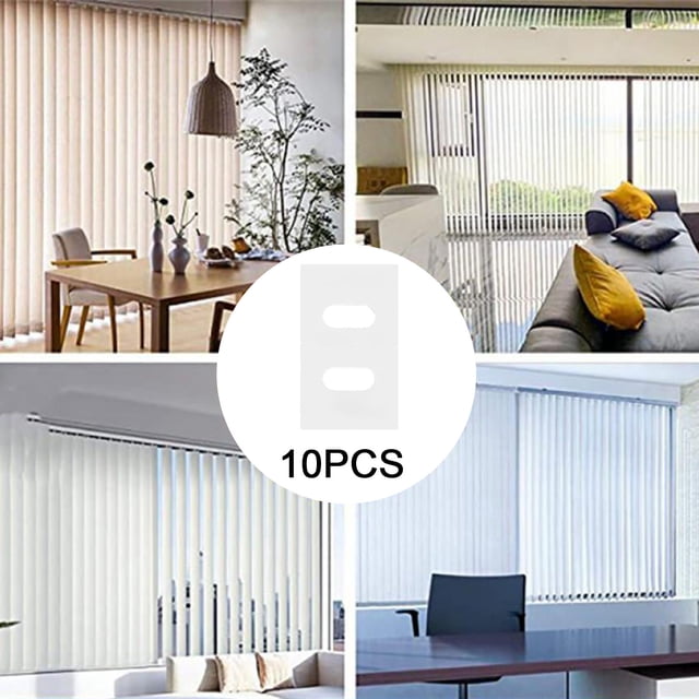 Agent Kit for Vertical Blinds 10 Pcs Blind Fixer Tabs Replacement Parts for Vertical Slats Upgrade and Easy