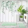 thumbnail image 2 of ORUYROP Memory Foam Bath Mat Rug, 24 x 17 Inches, Comfortable, Soft, Super Water Absorption, Machine Wash, Non-Slip, Thick, Easier to Dry for Bathroom Floor Rugs, Pale Green, 2 of 7