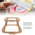 thumbnail image 3 of Double Layer Embroidery Frame, Adjustable Integrated Stitch Hoop Stand for Desktop, ABS Needlework Holder Tool, Suitable for Household, Most Scenes, 3 of 7