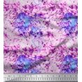 thumbnail image 1 of Soimoi Rayon Crepe Fabric Leaves & Texture Print Fabric by the Yard 46 Inch Wide, 1 of 2