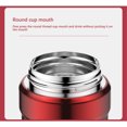 thumbnail image 2 of Stainless Steel Thermal Lunch Box Nonslip Heats Insulation Large Capacity Office Travelling Driving Case Container Pink, 2 of 9