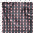 thumbnail image 3 of Soimoi Pink Cotton Cambric Fabric Check Check Printed Fabric 1 Yard 42 Inch Wide, 3 of 5
