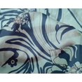 thumbnail image 5 of oneOone Silk Tabby Teal Blue Fabric Abstracts Craft Projects Decor Fabric Printed By The Yard 42 Inch Wide, 5 of 5