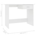 thumbnail image 4 of vidaXL Desk White 100x50x76 cm Engineered Wood, 4 of 4