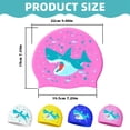 thumbnail image 3 of MVRLSH à Moins de 10 $ Bonnet de Bain en Silicone Confortable Sans Serrage pour Enfants, Convient aux Garçons et aux Filles pour l'Entraînement à la Natation, 3 of 9