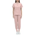 thumbnail image 1 of Tachiuwa Women Uniform Scrub Set Nurse Uniform Durable V Neck Machine Washable Breathable M, 1 of 5