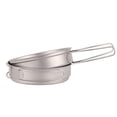 thumbnail image 2 of Lixada Poêle à Frire Ultralégère en Titane pour Camping en Plein Air Randonnée Cuisine avec Poignées Pliables, 2 of 7