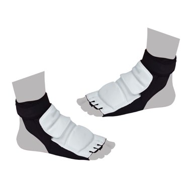 Protecteur de Pied de Taekwondo Respirant Confortable pour Karaté Boxe Sparring avec Antidérapant pour Entraînement