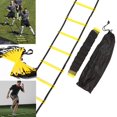 thumbnail image 4 of Agility Ladder, Training Exercise Ladders for Soccer Football Boxing Footwork Sports Agility Training with , 8/12/16/20 Rung - Black Yellow, 9M 16Joint, 4 of 8