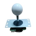 thumbnail image 1 of Transemion Rocker Arcade Fittings Machines Vending Games Function Vending Games Lever Controller Joystick Operation Zero Delay Ball Top White, 1 of 9