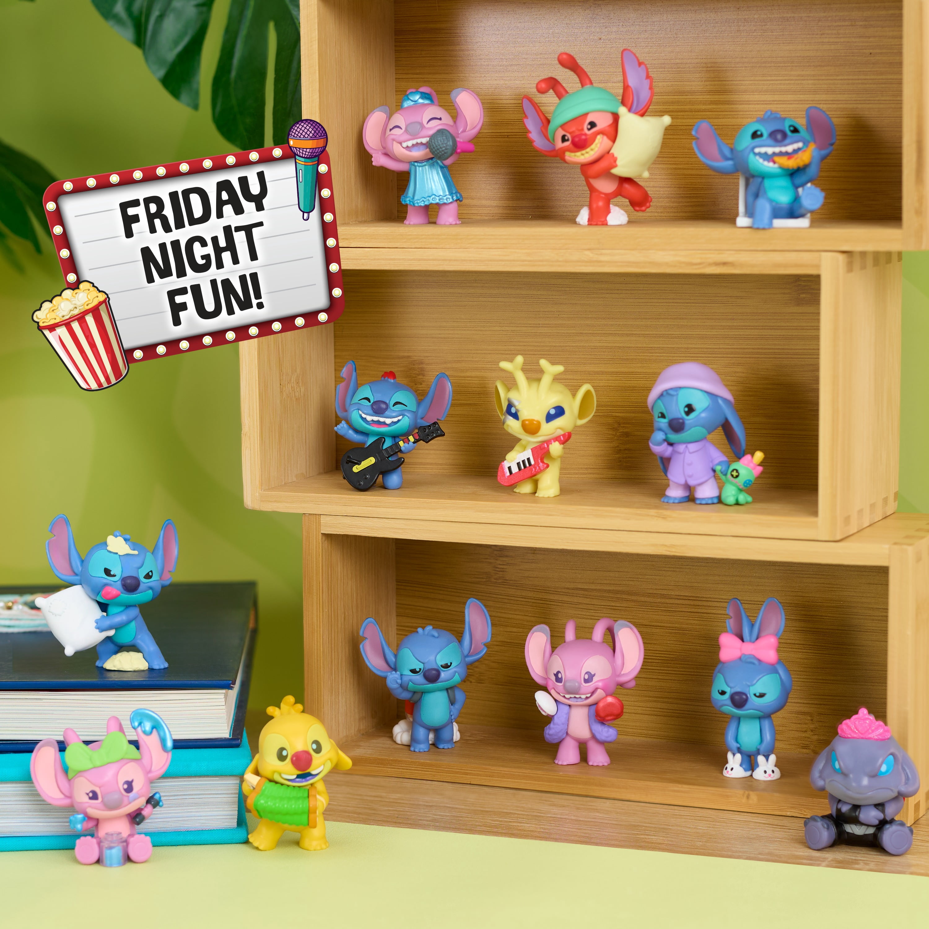 Disney Stitch Friday Night Fun – Capsules surprises avec mini-figurines à collectionner (5 cm), dès 3 ans