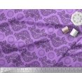 thumbnail image 2 of Soimoi Modal Satin Fabric Floral & Damask Ethnic Fabric Prints By Yard 42 Inch Wide, 2 of 2