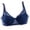 navyblue, variant on DEBGFS Push Up Bra for Women Demi Cup Padded Underwire Supportive Add Size Bras Lace Everyday Comfort Padded Up Embroidery Lace Bra 32-40B,white,38b
