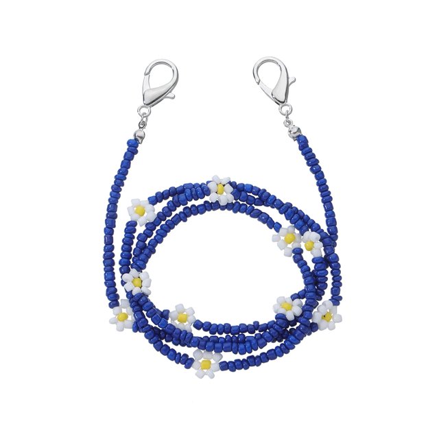Daisy Sunglasses Lanyards Holder Chain Necklace Anti-Lost Strap,Blue