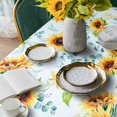 thumbnail image 5 of Sunflower Tablecloth,Fall Yellow SunflowerTablecover 60 x 120,Wrinkle Resistant Washable Floral Table Cloths,Perfect for Kitchen Dinner,Family Gathering,Holiday Dining Room Table,Picnic, 5 of 5