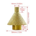 thumbnail image 2 of Clearance! Sweet Home Farm The Diamond Beveling Chamfer Bit for Angle Grinders Is A Cutting Tool Designed To Create Precise Edges Or Chamfers On A Variety of Materials. One Size Multi-Color, 2 of 7