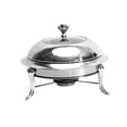 thumbnail image 2 of simhoa Chafing Dish Camping Alcohol Stove, Anti Scald Round Cooking Pot, Food Pan Small 26cm, 2 of 8