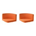 thumbnail image 1 of kurtrusly Trilateral Chair Covers Wide Application And Strong Elastic Chair Protection Made Easy Polyester Cover Chairs Decoration Orange 2Set, 1 of 6