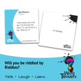thumbnail image 4 of ? WORD TEASERS Jokes and Riddles Conversation Starters - Hilarious Card Game for Families, Couples, Kids, Parties & Travel - Flashcards for Ages 7+ - 150 Brain Teasers (Riddles Edition), 4 of 4