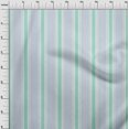 thumbnail image 2 of oneOone Cotton Cambric Fabric Multicolor Stripe Printed Fabric 1 Yard 56 Inch Wide, 2 of 3