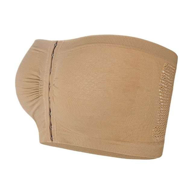 Yuyuzo Strapless Bras for Women Front Closure Wireless Full Coverage Push up Seamless Everyday Bras