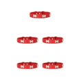 thumbnail image 3 of Maytalsory Comfortable Wear Cat Collar In Multiple Sizes With Stylish PU PU Cat Collar Dogs Collars red 2.5*50cm 5Set, 3 of 6