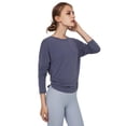 thumbnail image 1 of Long Sleeve Workout Shirts for Women Open Back Yoga Tops Athletic Clothes, 1 of 6