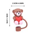 thumbnail image 2 of TopLLC Kitchen Gadgets, Kitchen Accessories, Kitchen Utensils, Kitchen Tool Valentine's Day Straw Straw Stopper Straws cap, 2 of 5