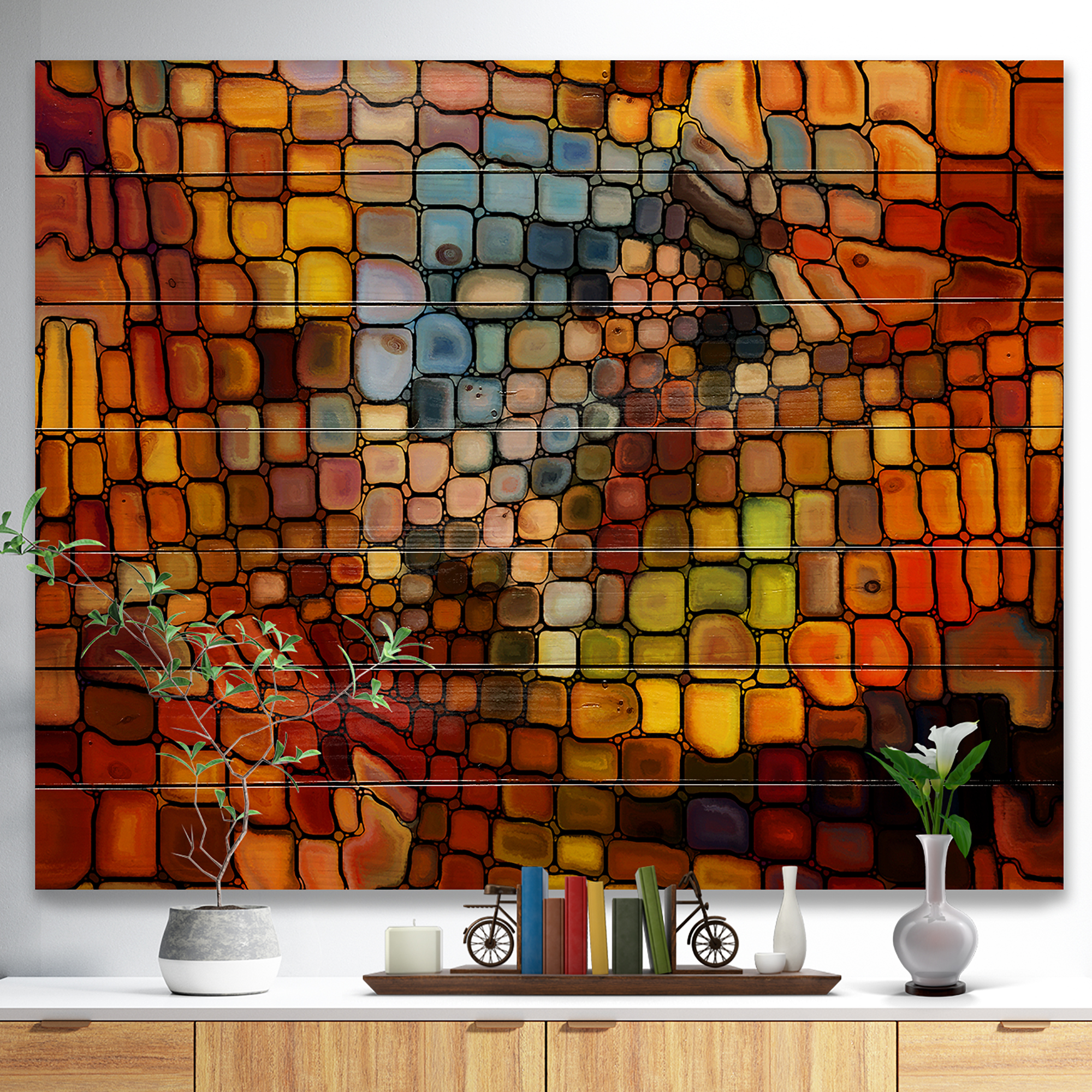 Impression sur toile « Dreaming Of Stained Glass » Design Art