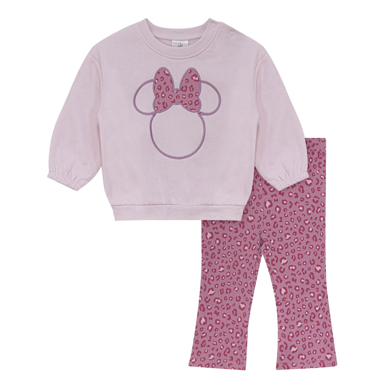 Disney Minnie Mouse Baby Girls' 2-piece Sweatshirt and Pants Set