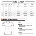 thumbnail image 3 of Fashion Womens Solid Color Loose T-Shirt Short Sleeved V-Neck Top, 3 of 9
