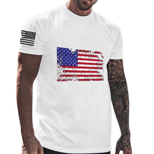 Birdeem Chemises pour Hommes Col Rond Imprimé Décontracté Manches Courtes T-Shirt Blouse