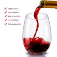 thumbnail image 4 of Coofit Wine Glass Creative Plastic Multipurpose Wine Cup Drinking Glass Juice Glass, 4 of 10