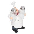 thumbnail image 4 of Chef Ensemble de Salières Statue, Pots à Épices en Résine pour Café, 4 of 8