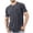 Gris, variante sur Cameland T-Shirt pour Homme Grande Taille à Manches Courtes, Col Rond, Coupe Ample, T-Shirt Confortable et Décontracté, Haut