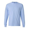 thumbnail image 1 of Hanes T-Shirt à Manches Longues Col Rond pour Hommes, Bleu Clair, Petit, 1 of 1