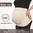 thumbnail image 2 of Vocoste Bandes Ventrales pour Femmes Enceintes TTG Beige Nylon 2 Pcs, 2 of 6