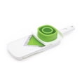 thumbnail image 1 of Starfrit Hand-Held V-Slicer, Adjustable Thickness, Non-Slip Base, Safe Self-Feeding Opening, With Safety Guard, Dishwasher Safe, Compact Kitchen Slicer For Fruits And Vegetables, 1 of 7