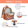 thumbnail image 2 of Mystic Spiritual Students Backpack - Yoga Mandala Design with Peace Serenity and Healing Pattern, Comfortable Adjustable Straps for Developing Students, 2 of 5