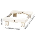 thumbnail image 3 of Support de Tour d'Ordinateur Réglable avec 4 Roues Pivotantes Verrouillables, Chariot Mobile Ventilé, Rack Adapté au Support de Bureau d'Ordinateur pour Bureau, 3 of 8