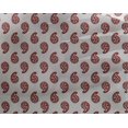 thumbnail image 5 of oneOone Georgette Viscose Red Fabric Block Sewing Craft Projects Fabric Prints By Yard 42 Inch Wide, 5 of 5