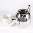 thumbnail image 3 of Garosa Durable Stainless Steel Teapot Coffee Pot Kettle With Filter Large Capacity, Teapot, Stainless Steel Water Jug, 3 of 8