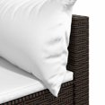 thumbnail image 5 of vidaXL Garden Corner Sofas with Cushions 2 pcs Brown Poly Rattan, 5 of 5