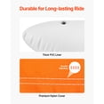 thumbnail image 3 of KFFKFF Towable Tube for Boating, 1-4 Riders Inflatable Boat Tubes and Towables, 680lbs Water Sport Towable Tube for Boat to Pull - with Full Nylon Cover, 22 Grab Handles, Dual Tow Points, 3 of 9