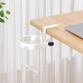 thumbnail image 4 of Desk Cup Holder Cup Holder for Desk Desk Cup Holder Clamp Desk Side Fixed Cup Holders Desk Coffee Holders Hanging Cup Holders Rack Dormitory Upper Bunk Cup Holders, 4 of 6