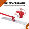 thumbnail image 4 of 46"X8" Bull Float Kit Aluminum Magnesium Alloy Concrete Float with Adjustable Bracket and 4 Handles, 4 of 7
