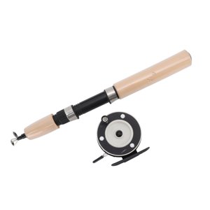 Ice Fishing Rod Reel Combo, Smooth Rotation Easy To Carry Ice Fishing Rod Reel 65cm  for Reservoir